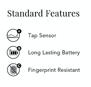 ถังขยะแสตนเลส ระบบสัมผัสอัตโนมัติ Sensor Stainless Steel Toe Tap Trash Can ขนาด 50 ลิตร